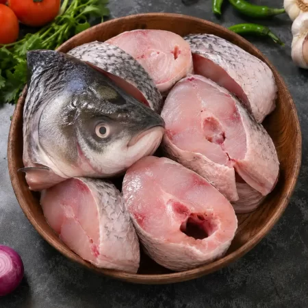 Katla Fish Bengali Cut - with Head
